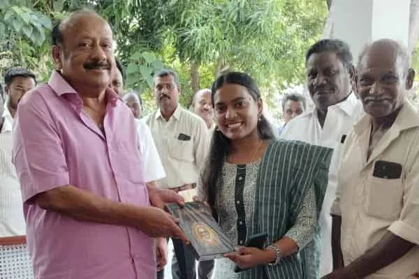 Farmer daughter achieves first place in Group 1 exam Minister praises her achievement