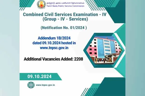 tNPSC gave good news to Group - 4 candidates again