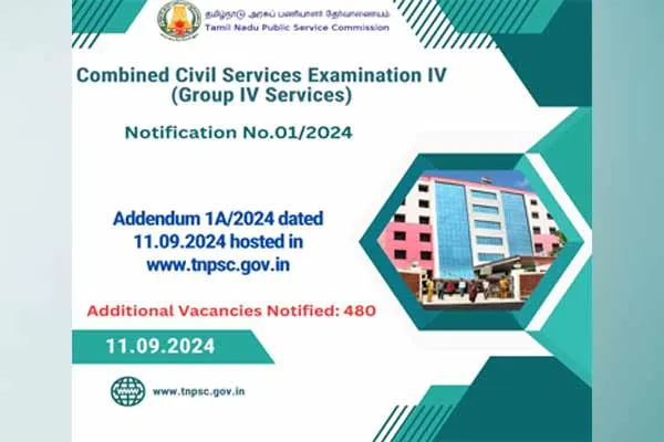 tNPSC gave good news to Group - 4 candidates