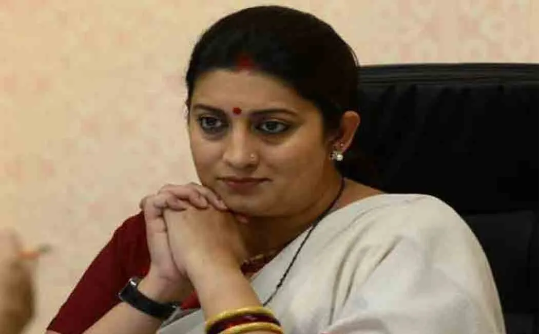 smrithi irani about hathras case