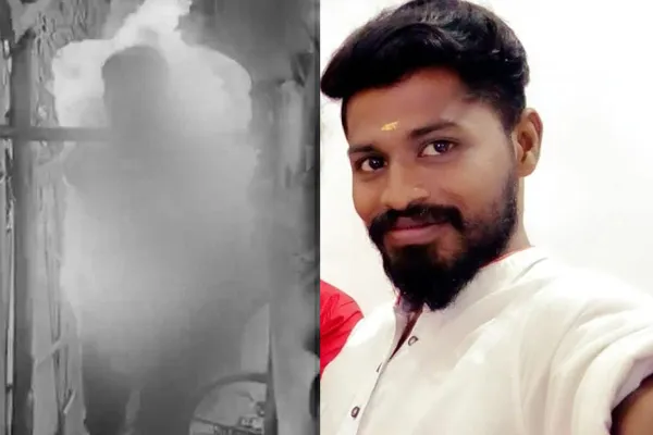 Tragedy of the young man who set himself on fire in front of the authorities in gummidipoondi