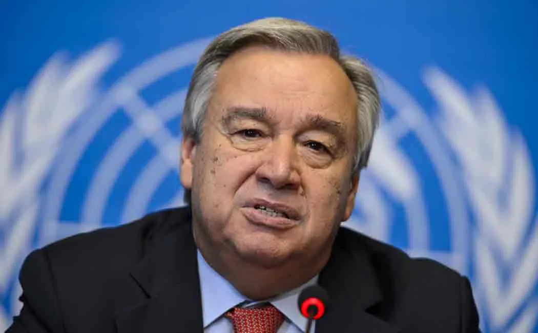 un secretary about global warming