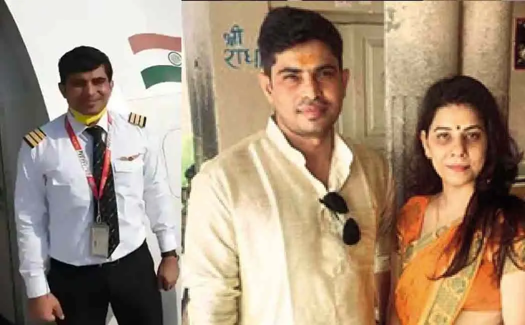 pilot akilesh sharma's wife in medical observation