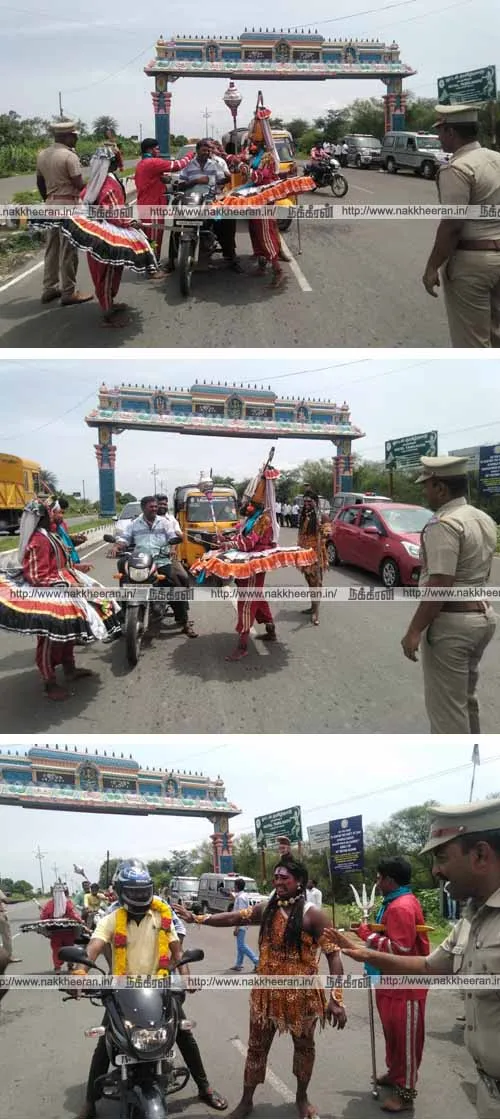 Emadarmaraja in helmet campaign!