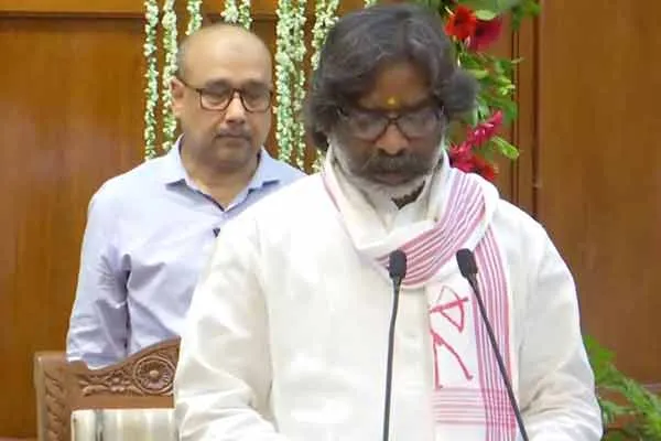 Hemant Soran sworn in as Chief Minister of Jharkhand