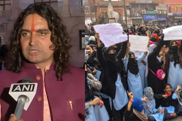 jaipur BJP MLA says How can women breathe if they wear hijab?