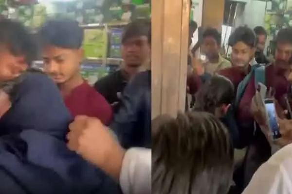 A mob brutally hit a Muslim woman by removing her hijab in uttar pradesh
