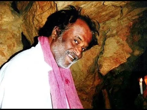 rajini in cave