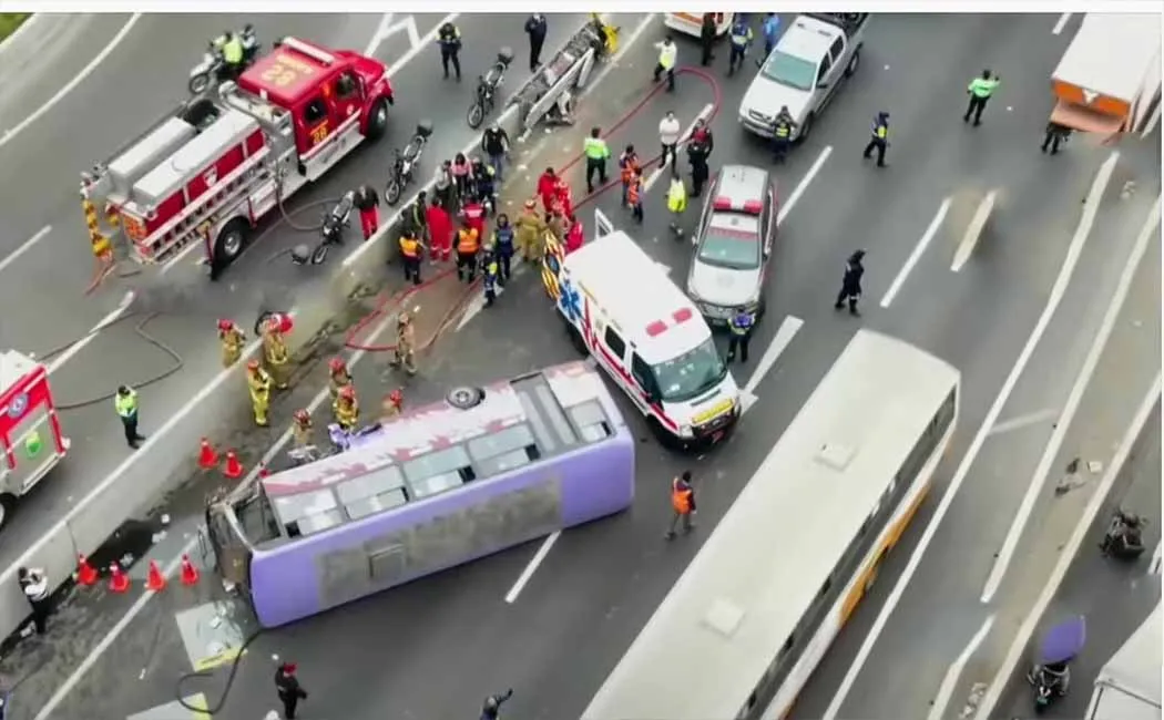 bus incident in peru country police investigation 