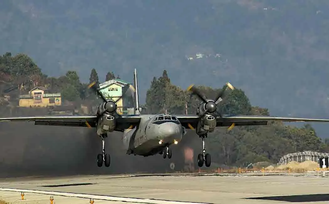 indaian air force flight went missing near assam