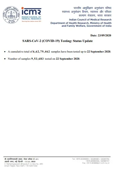 india coronavirus peoples icmr 