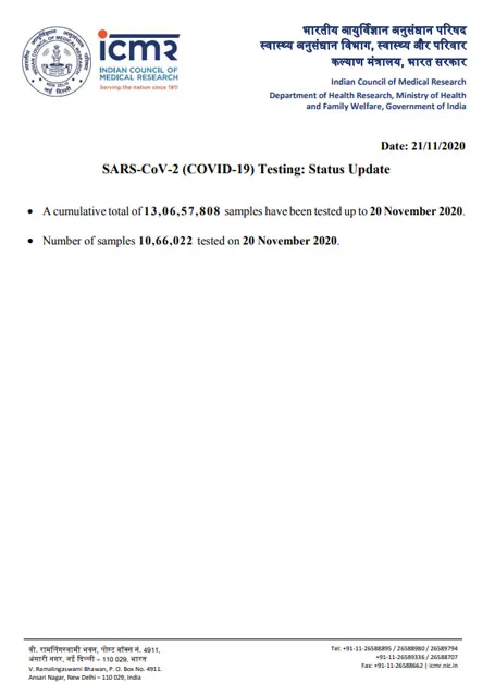 india coronavirus samples tested icmr details 