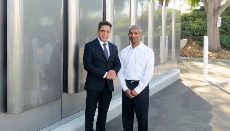 kamal with bloom energy ceo sridhar