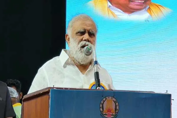 Minister I. Periyasamy's says M.K. Stalin is the only Chief Minister who has allocated Rs. 47,000 crore for education