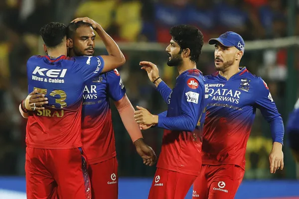 Royal challenger bangalore won the play off match