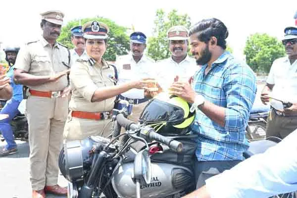 trichy city police commissioner sathyapriya new technology signal open ceremony 