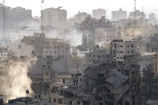 Airborne tragedy in gaza by america