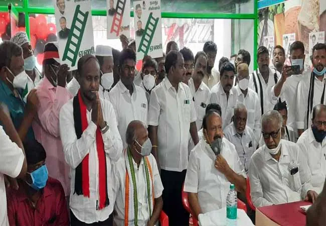 dmk alliance party candidates submitted the nomination 