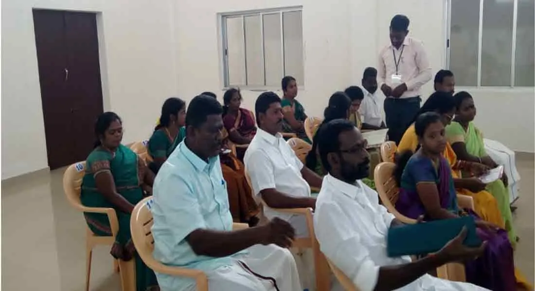  The election began with fierce security in peravurani
