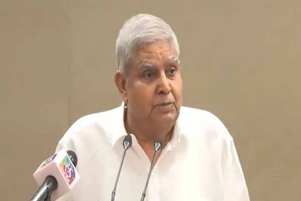 vice president Jagdeep Dhankar ask  Can the Supreme Court order the President 