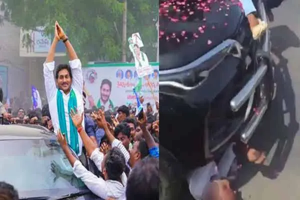 Jagan Mohan Reddy's volunteer passed away hit by car