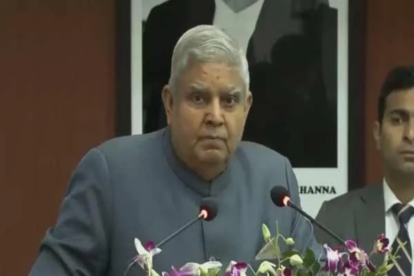  Jagdeep Dhankhar says Parliament has the ultimate authority