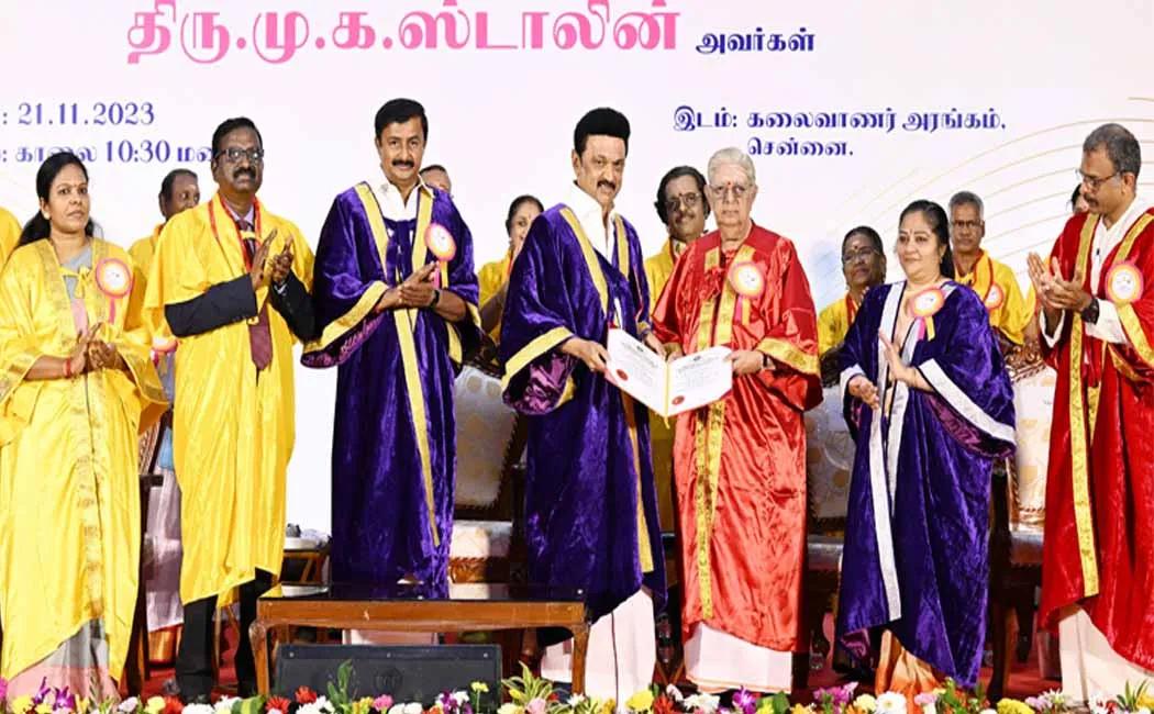 The university will grow only if the cm is the chancellor CM MK Stalin