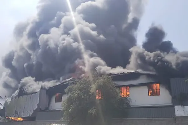A terrible fire in a jewelry box factory