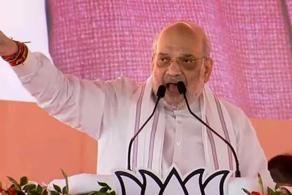 Amit Shah criticized the Congress at jharkand