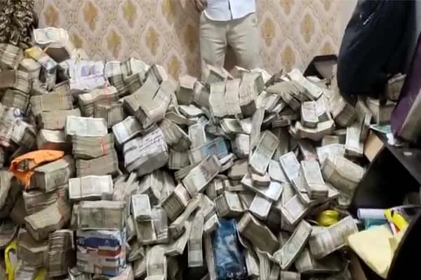 A pile of money stuck up; Enforcement action