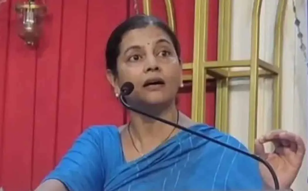 Sharad Pawar party leader's wife controversy speech at abdul kalam