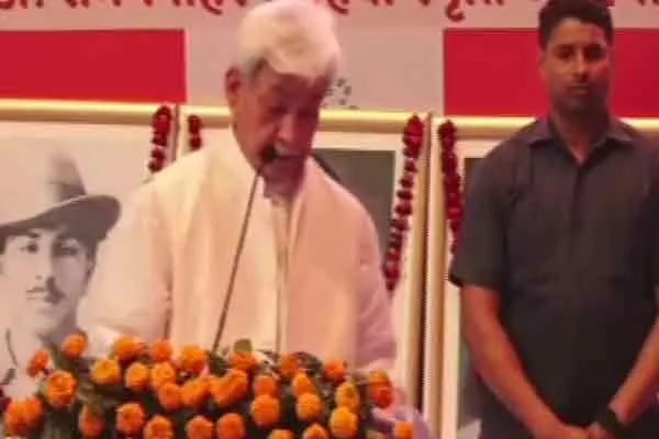 jammu kashmir governor talks about gandhiji educational qualification 
