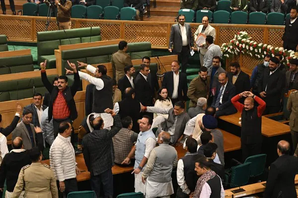 BJP MLAs Continually Amali in Jammu and Kashmir Assembly