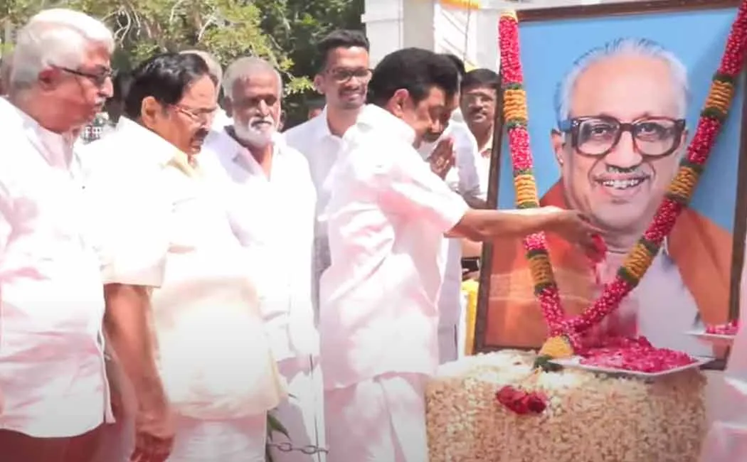 Today is the day the language struggle against dominant Hindi began Chief Minister M.K.Stalin