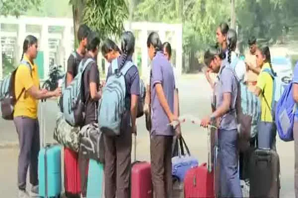 Kabaddi players who went to Punjab returned to Chennai