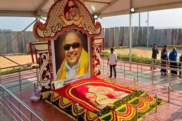 Tamil Nadu Chief Minister M. K. Stalin will inaugurate kalaignar Memorial