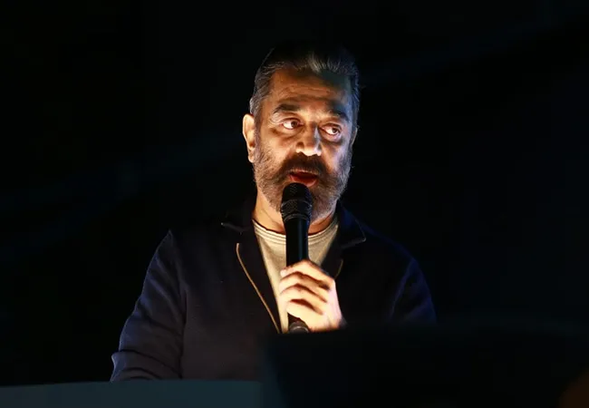 makkal needhi maiam leader kamal haasan car incident police investigation 