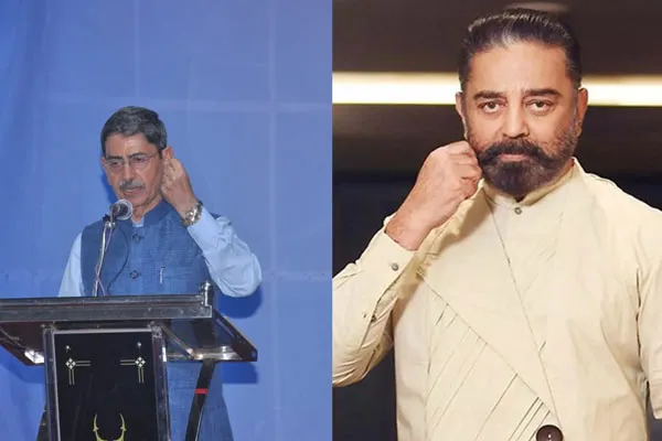 Kamal Haasan condemns the Governor for tamil thai valthu controversy