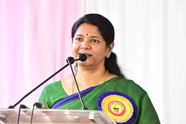 MP Kanimozhi says BJP crictized