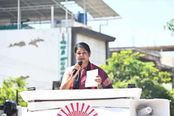 Kanimozhi obsession on modi and she questioned Democracy? Dictatorship? for lok sabha election
