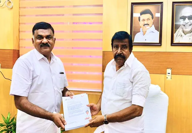 dmk environment state secretary karthikeya sivasenathipathy thanks to minister 
