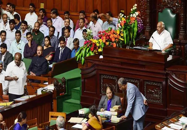 KARNATAKA MLAS DISQUALIFIED STRENGTH INCREASE ASSEMBLY SPEAKER RAMESH KUMAR ANNOUNCED