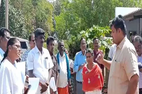 karur district collector inspection village panchayat 