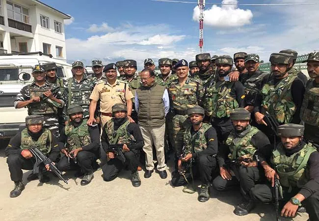 Jammu and Kashmir: National Security Advisor Ajit Doval interacts with locals in Shopian