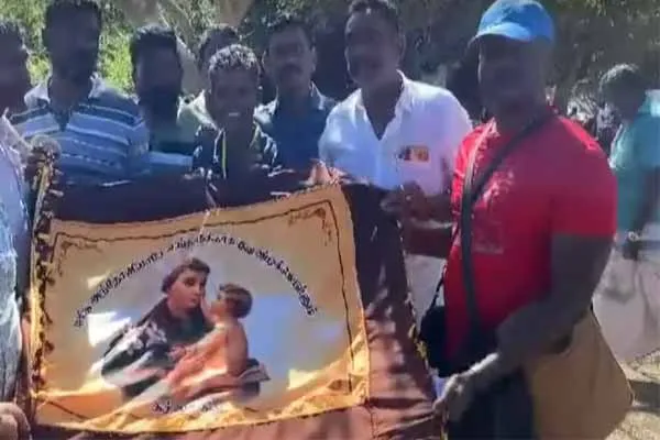  Kachchatheevu St Anthony Church festival began with the flag hoisting