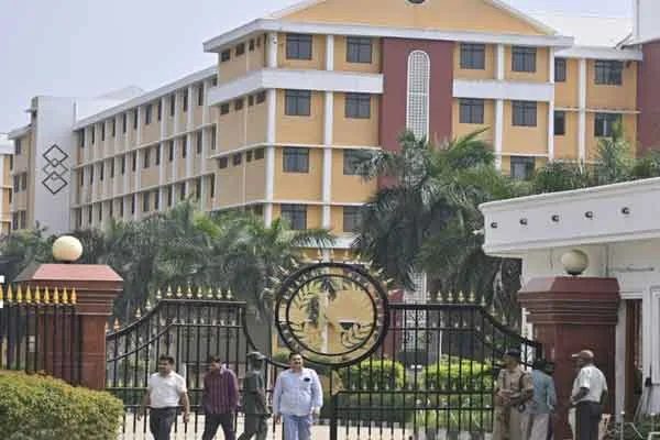 Enforcement department test completed in Kathir Anand College