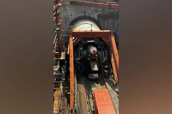 Phase 2 Metro Rail Project; The 'Eagle' machine that started the work