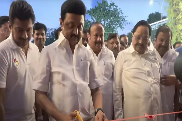 cm MK Stalin opened kalaignar Centenary Park 