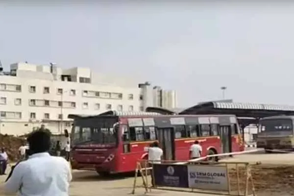 Test drive at Clambakem Bus Station