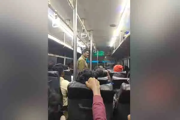 Bus conductor intimidation travelers in nilgiri